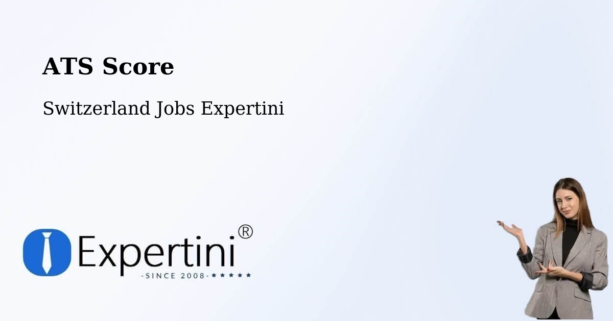 Resume ATS Score & Job Description Match Tool – Haslen - Switzerland Jobs Expertini