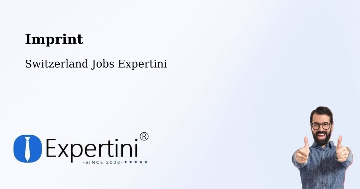 Imprint – Haslen - Switzerland Jobs Expertini